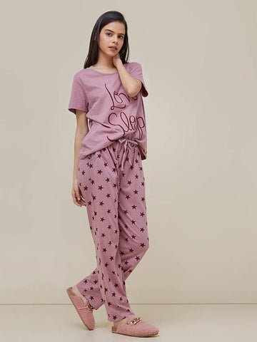 Love Sleep Printed Suit