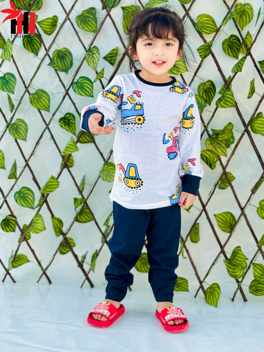 Cartoon Full Sleeve Kids Suit (Each)
