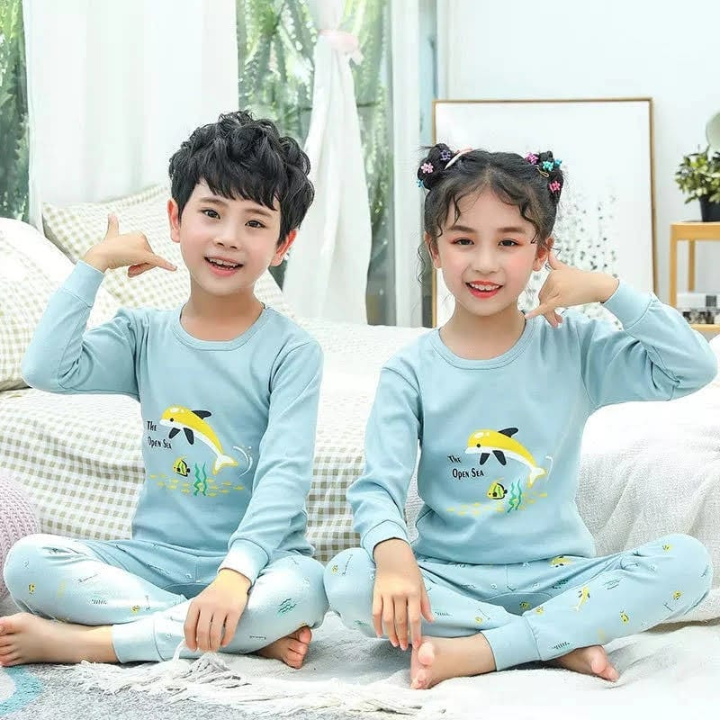 Cartoon Full Sleeve Kids Suit (Each)