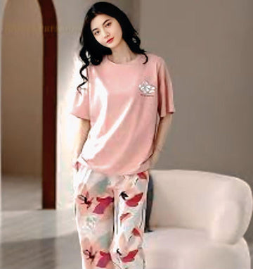 Floral Print Girls Nightwear